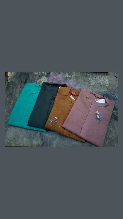 Men’s long jacket, stand-up collar, long sleeves
