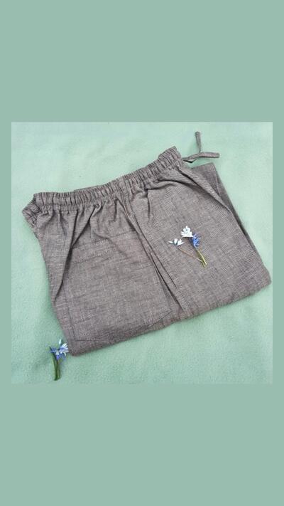 Men’s Bhakta trousers, grey-brown