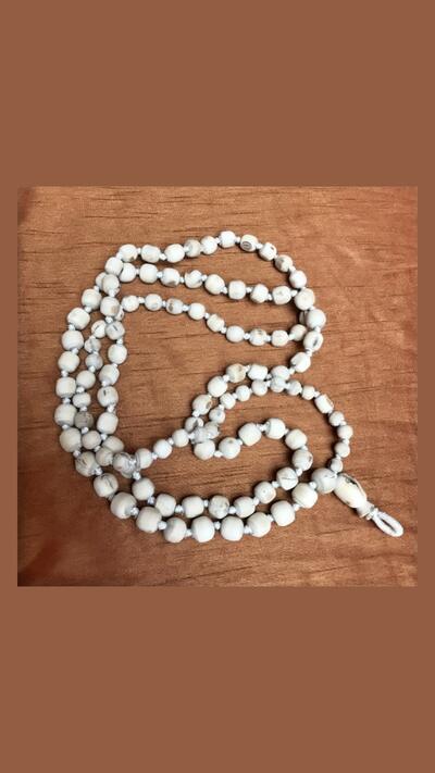 Japa Mala – round tulasi beads, a rosary for the initiated
