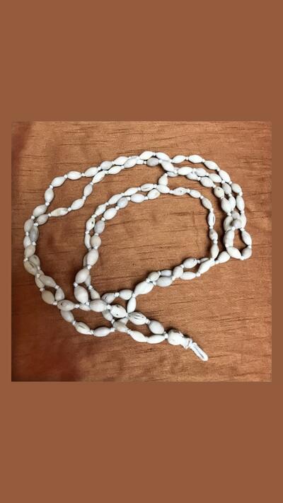 Oval Tulasi Japa Mala, a rosary for the initiated