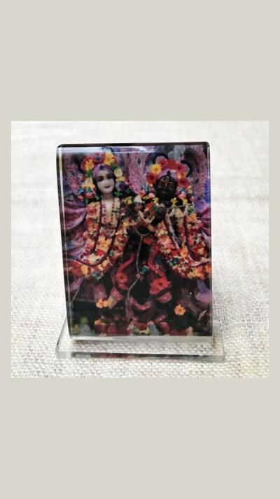 Picture of Krishna and Balarama, 7 x 5 cm