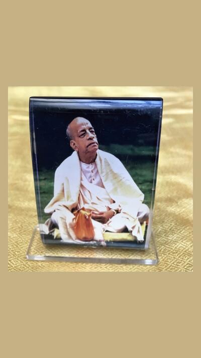 Picture of Prabhupāda, 12 x 9.5 cm