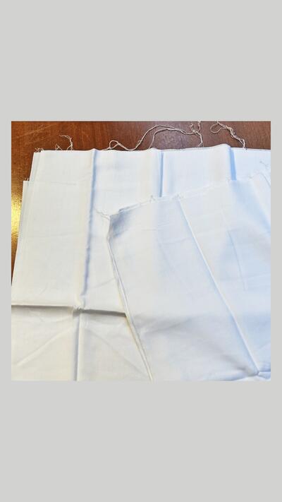 White headscarf, fine cotton