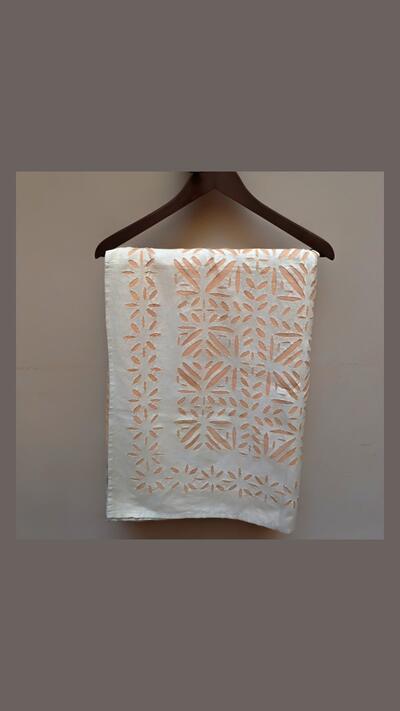 Patchwork single bedspread