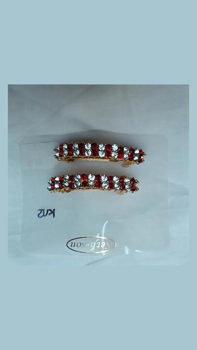 Colourful hair clip