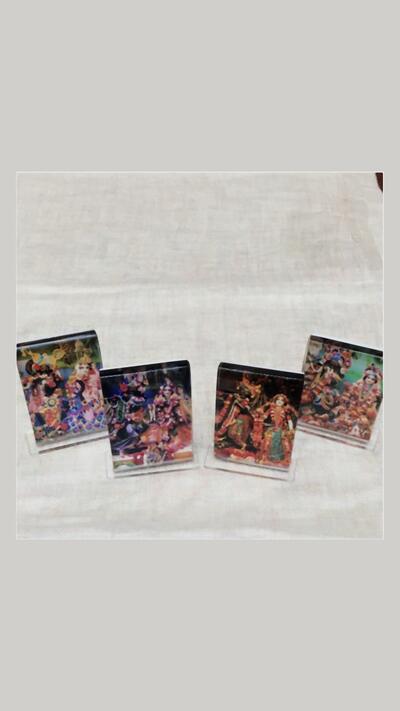 Radha Krishna 7 x 5 cm, 4 designs