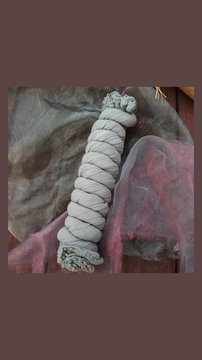 Dupatta – cotton with a shiny edge