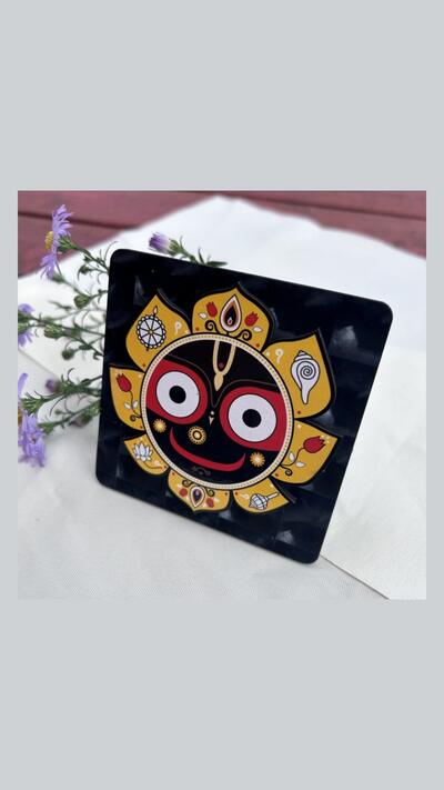 3D work Jagannath 9x9 cm
