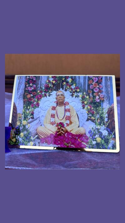 Picture of Prabhupada, 18.5 x 13 cm