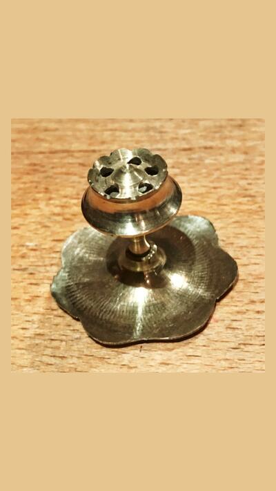 Brass stick holder