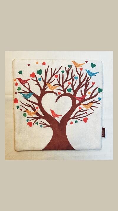 30x30 cm pillowcase – Tree of the Heart