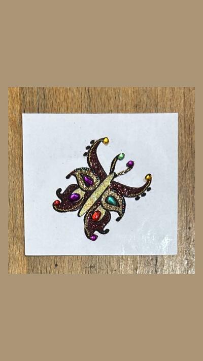 Colourful Butterfly Stick-on Tattoos VI (5 types plus 1)