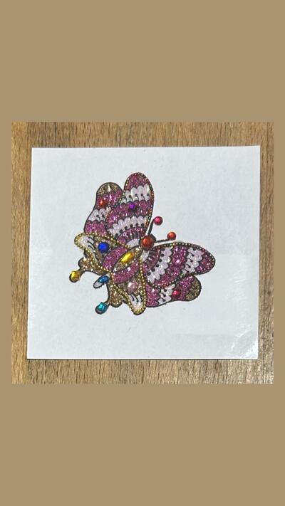 Colourful Butterfly Stick-on Tattoos XX (5 designs)