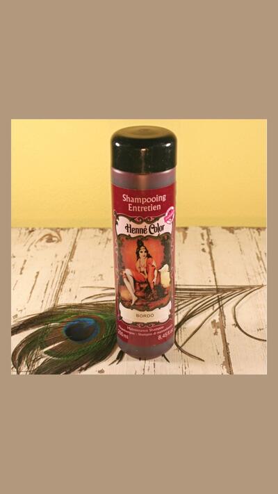 Natural Bordeaux shampoo