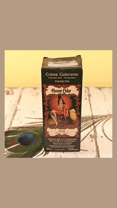 Natural black hair dye