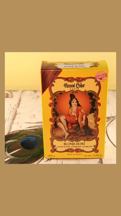 Natural golden blonde colour