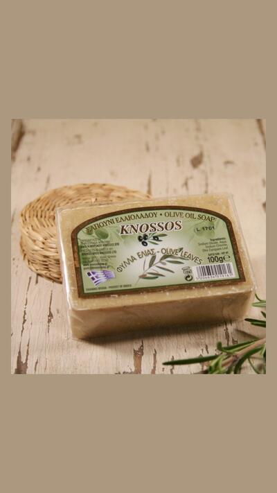 Knossos with olive leaves