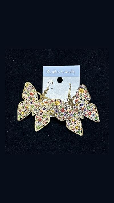 Butterfly Earrings, 2 styles