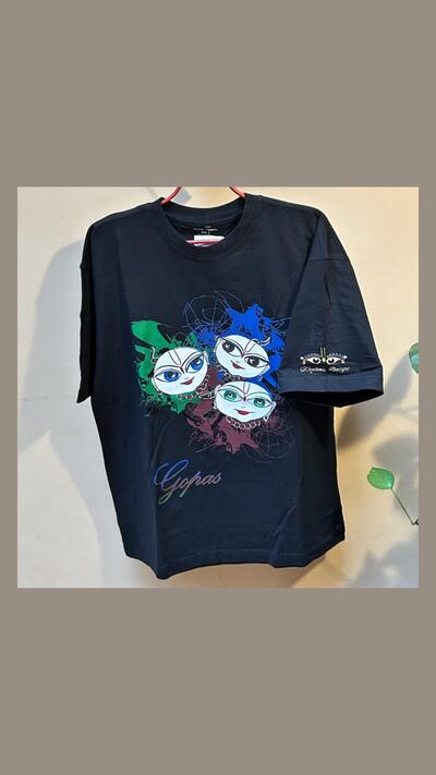 Gopas T-shirt, black, size L