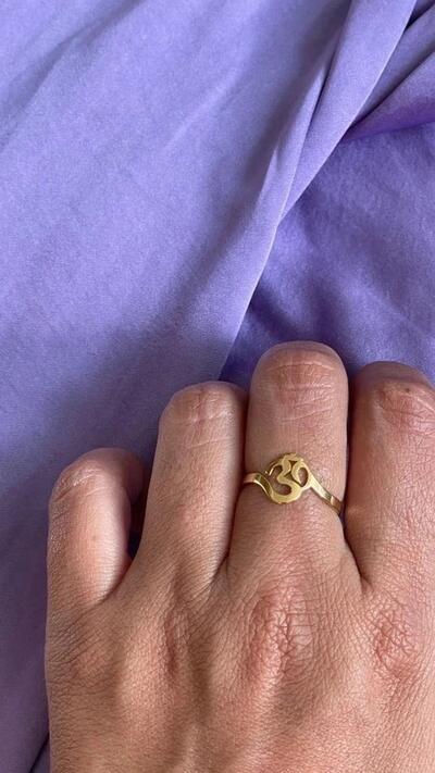 Om ring | Hindu India spiritual jewellery | yoga meditation | boho hippie