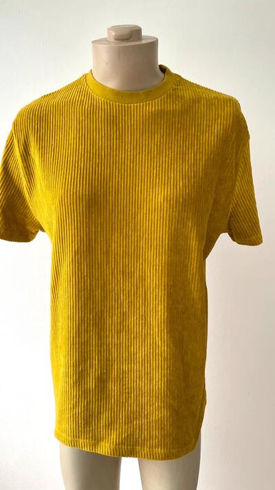 Velour top | ribbed textures | Retro vintage tee | Streetwear