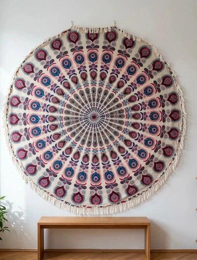 Boho Hippie Blanket | Mandala Picnic Blanket Sofa Tapestry | Boho Decor | Yoga Namaste