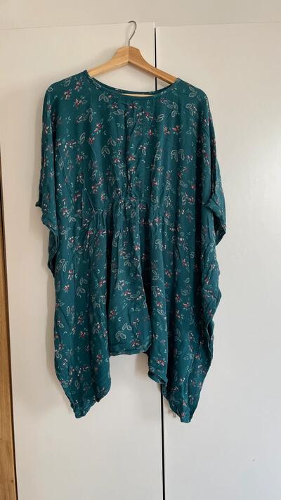 Handstiched Indian Summer Beach Kaftan Dress | Cotton