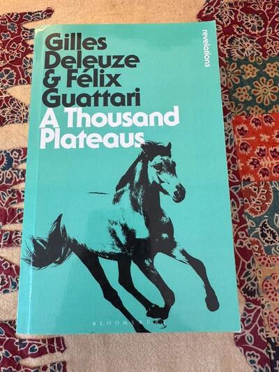 brand new - Deleuze and Guattari A Thousand Plateaus Legendary Philosophy Text