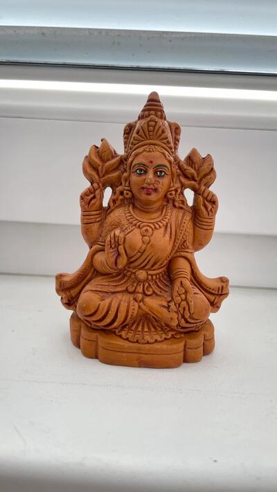 Indian Parvati Figurine Statue Spiritual Idol