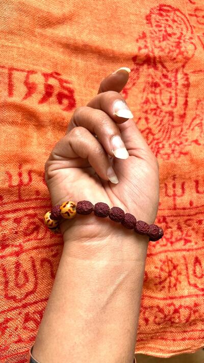Spiritual Bracelet | Buddhist Jewellery | Rudraksh Yoga Mala Spiritual Accessories Meditation