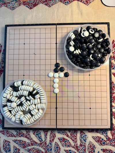 play most advanced board game Magnetic Folding Go Game Set Weiqi Board Game Strategy Game Set