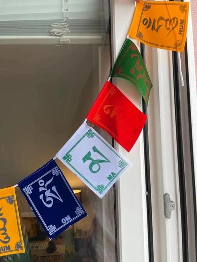 Buddhist Prayer Flags Tibetan Buddha Boho Home Pure Energy